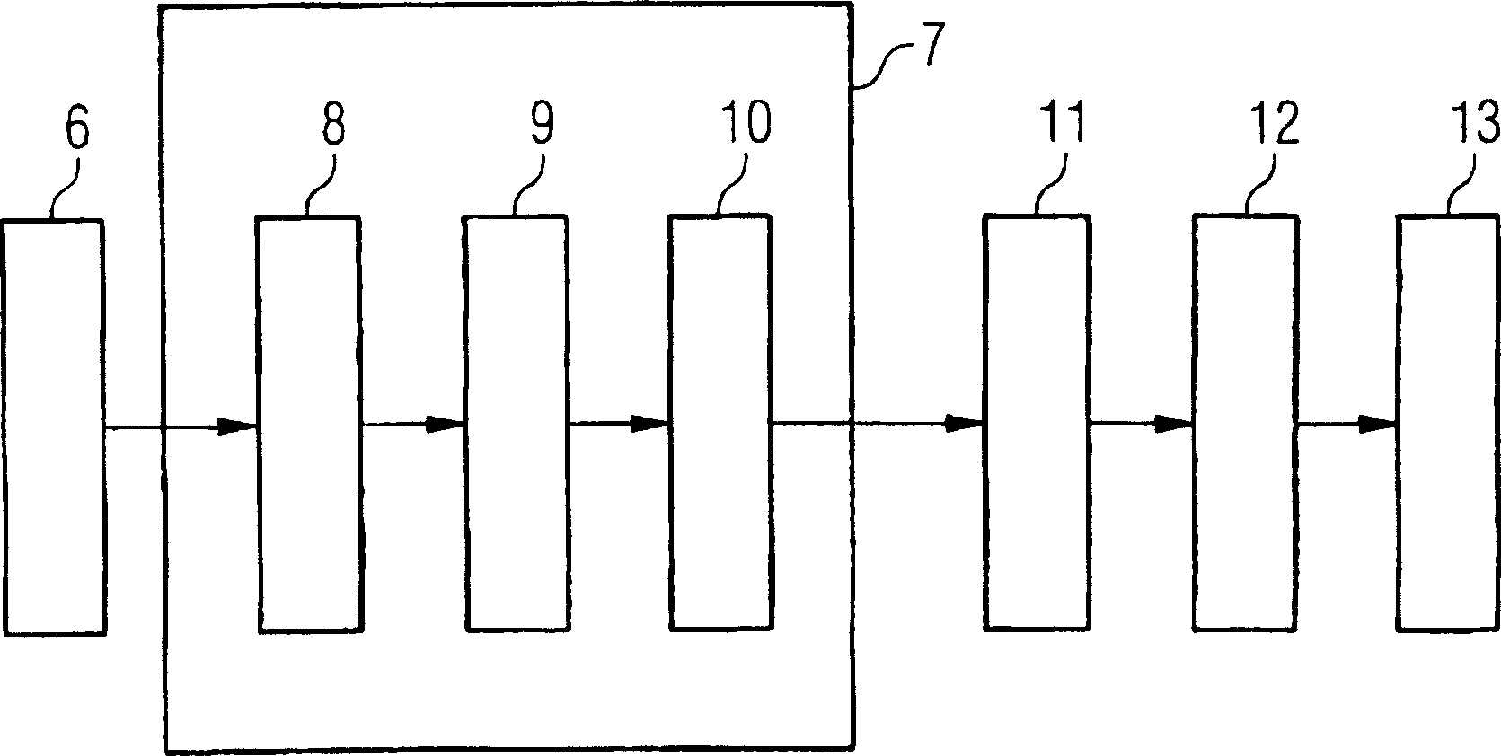 Device and method for down-mixing of a radio-frequency signal, which has been received by radio, to baseband