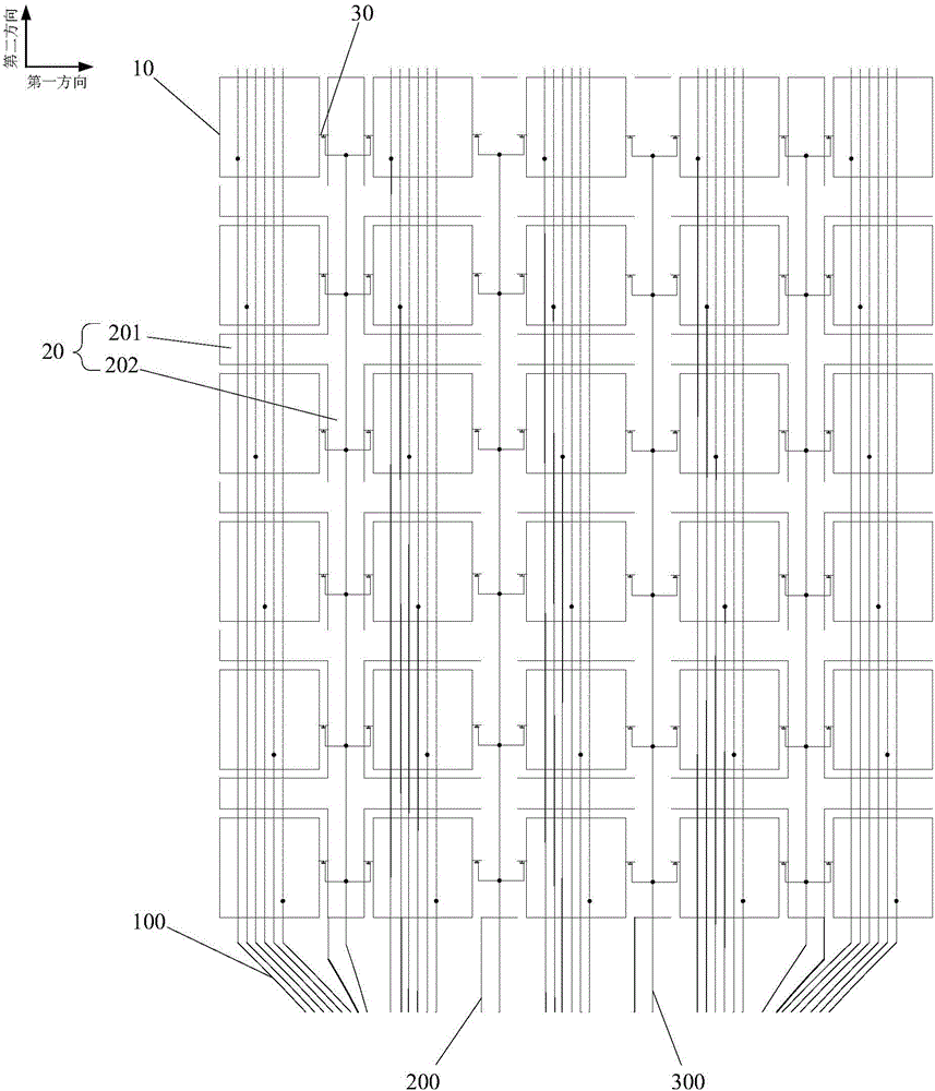 Touch control structure, touch control panel, VT testing method, display device and control method