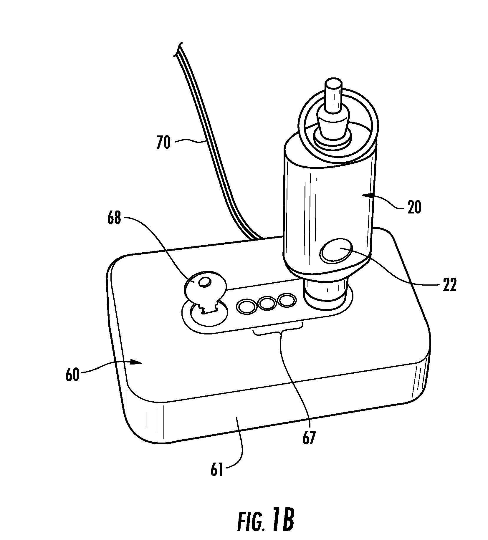 Electronic key for merchandise security device