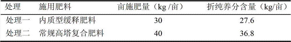 Endoplasmic slow release composite fertilizer and its preparation method