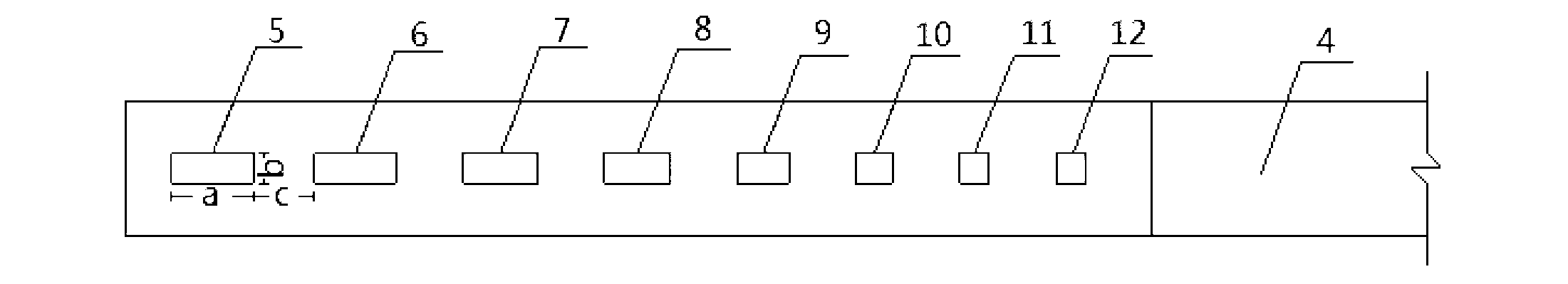 Buffer structure of single-track tunnel portal of high-speed rail