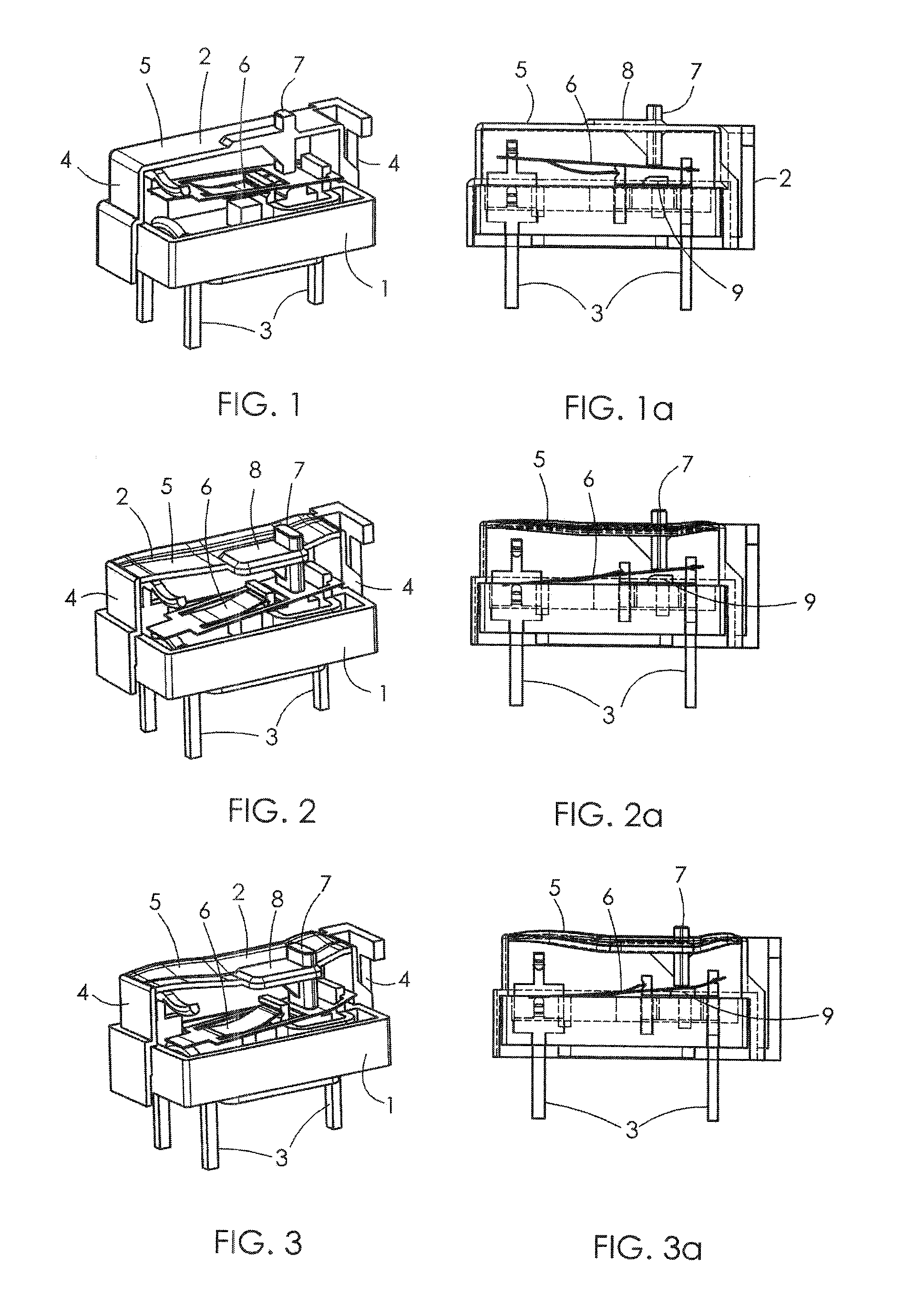 Water-tight micro-switch