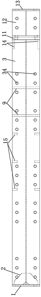 Steel strand anchor installation device and its connecting parts