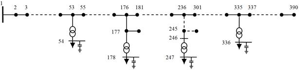 Wide-area reactive optimal running method for power distribution network