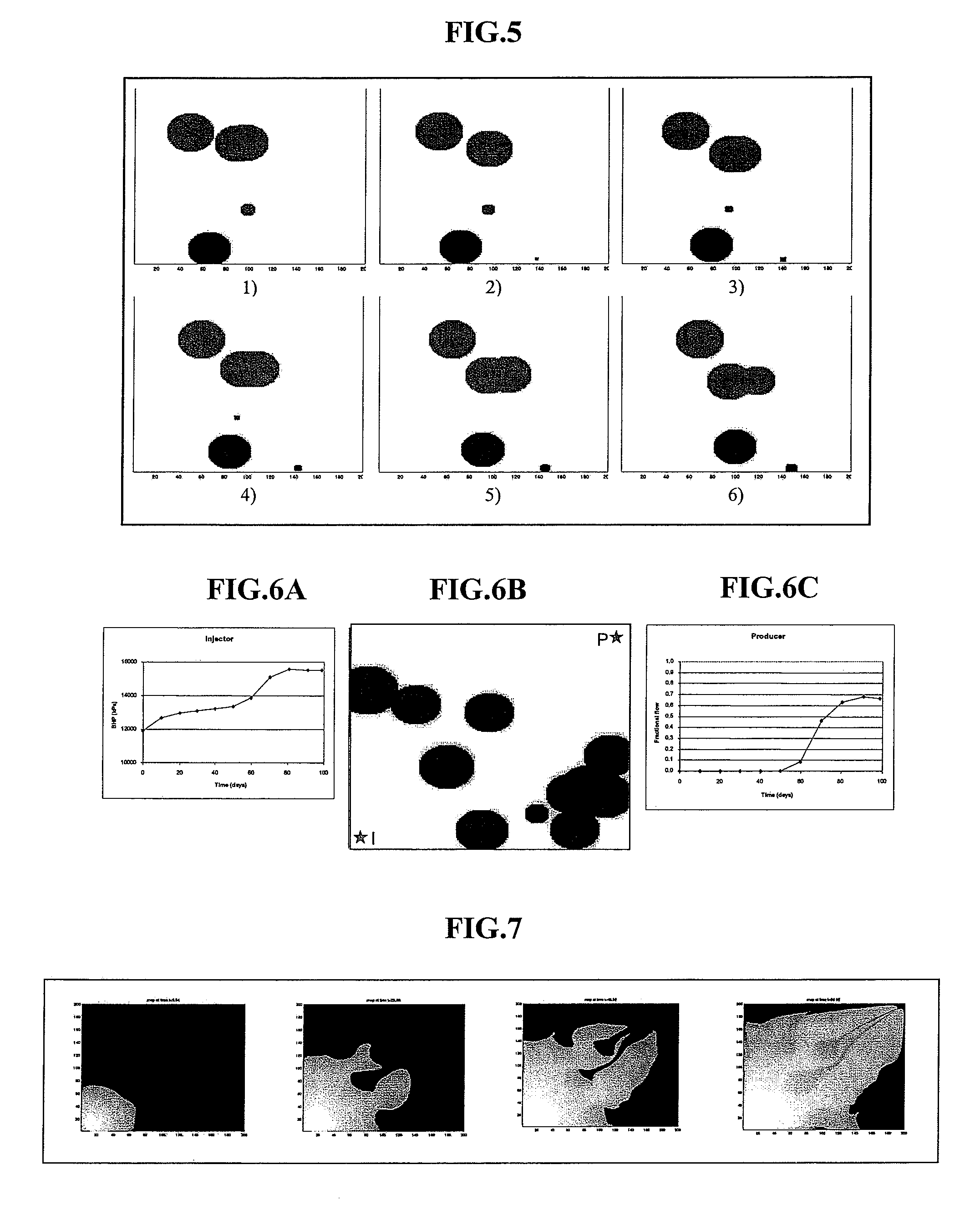 Method intended for gradual, deformation of a boolean model simulating a heterogeneous medium, constrained to dynamic data