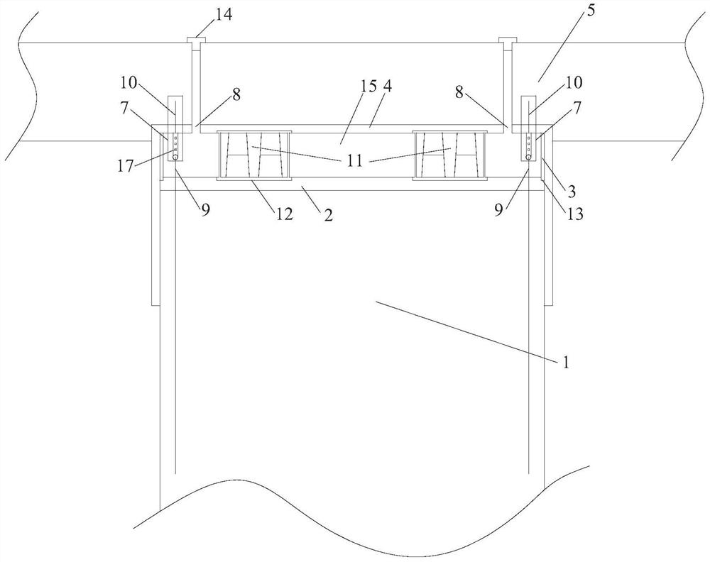 An uplift-resistant pile-raft foundation structure with controllable stiffness and its construction method