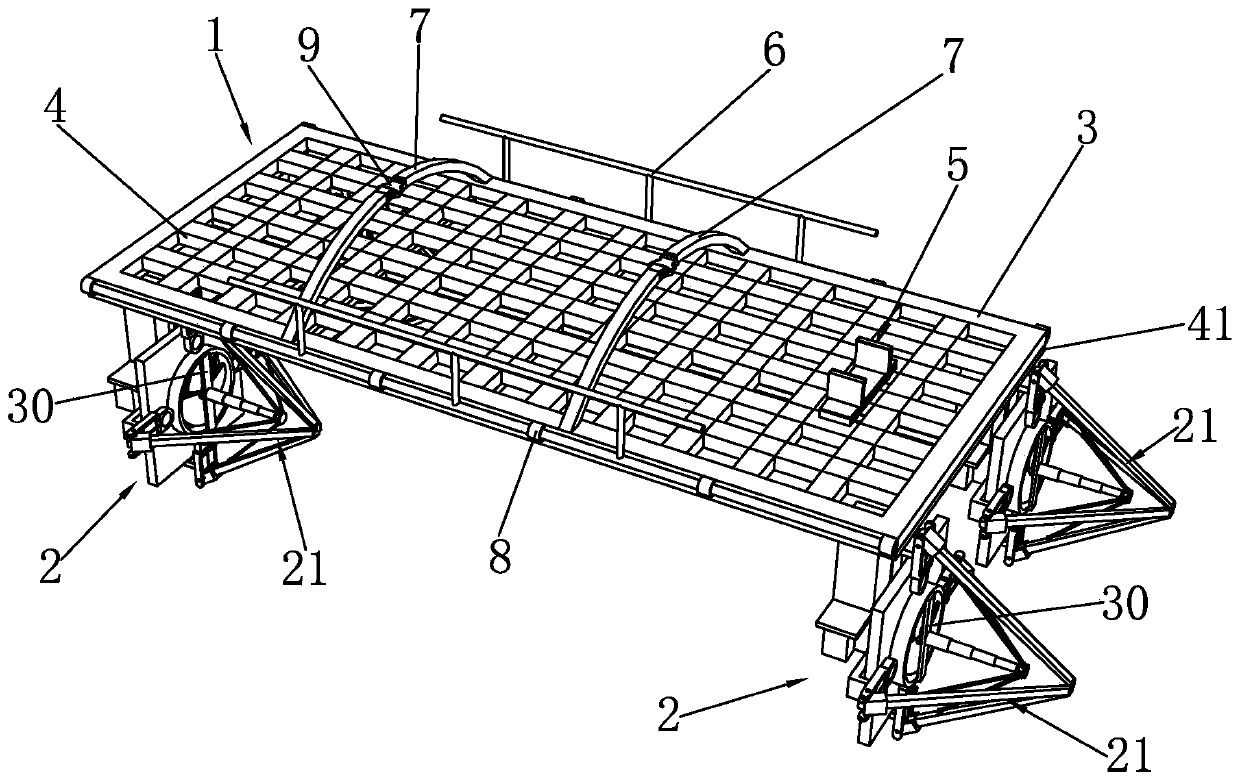 Underwater emergency rescue protection life support device and using method