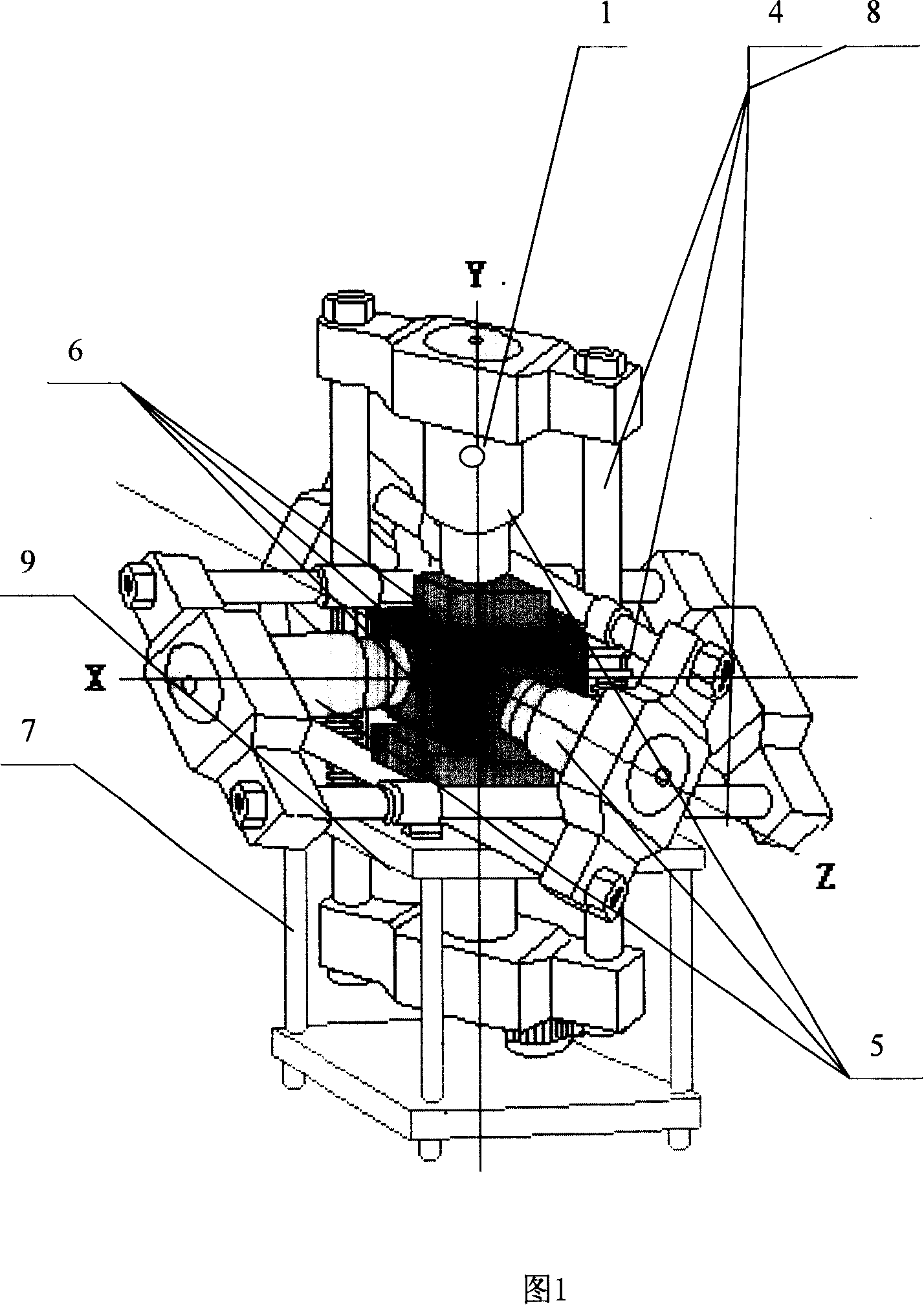 Deep rock mass non-linear mechanics experimental equipment