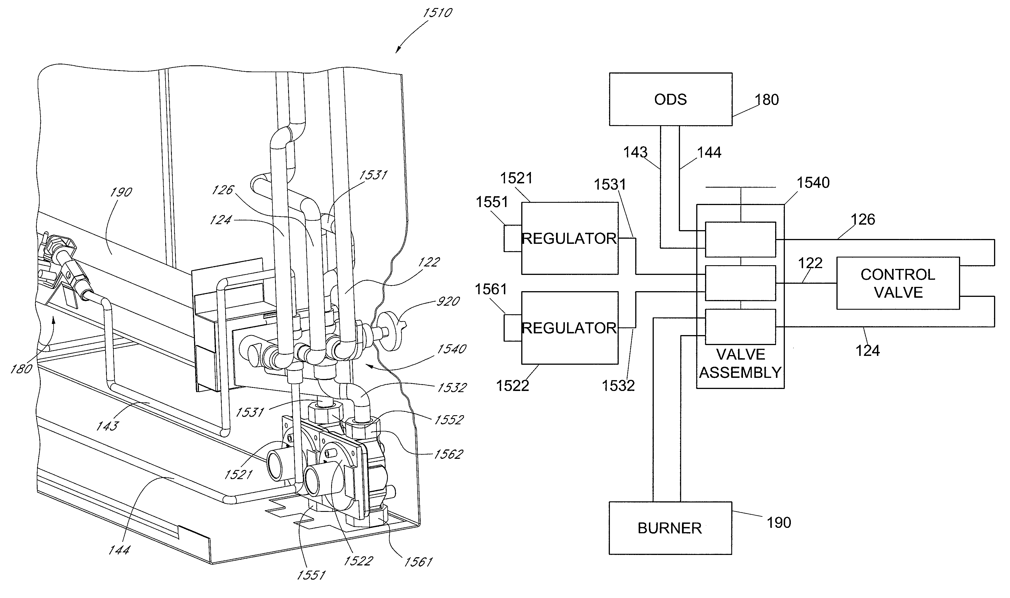 Fuel selection valve assemblies