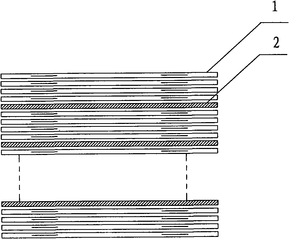 Poly-lithium battery with high safety and high capacity and energy division process thereof