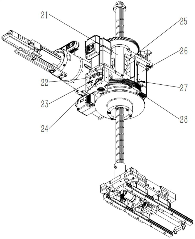 Grounding knife switch operating mechanism