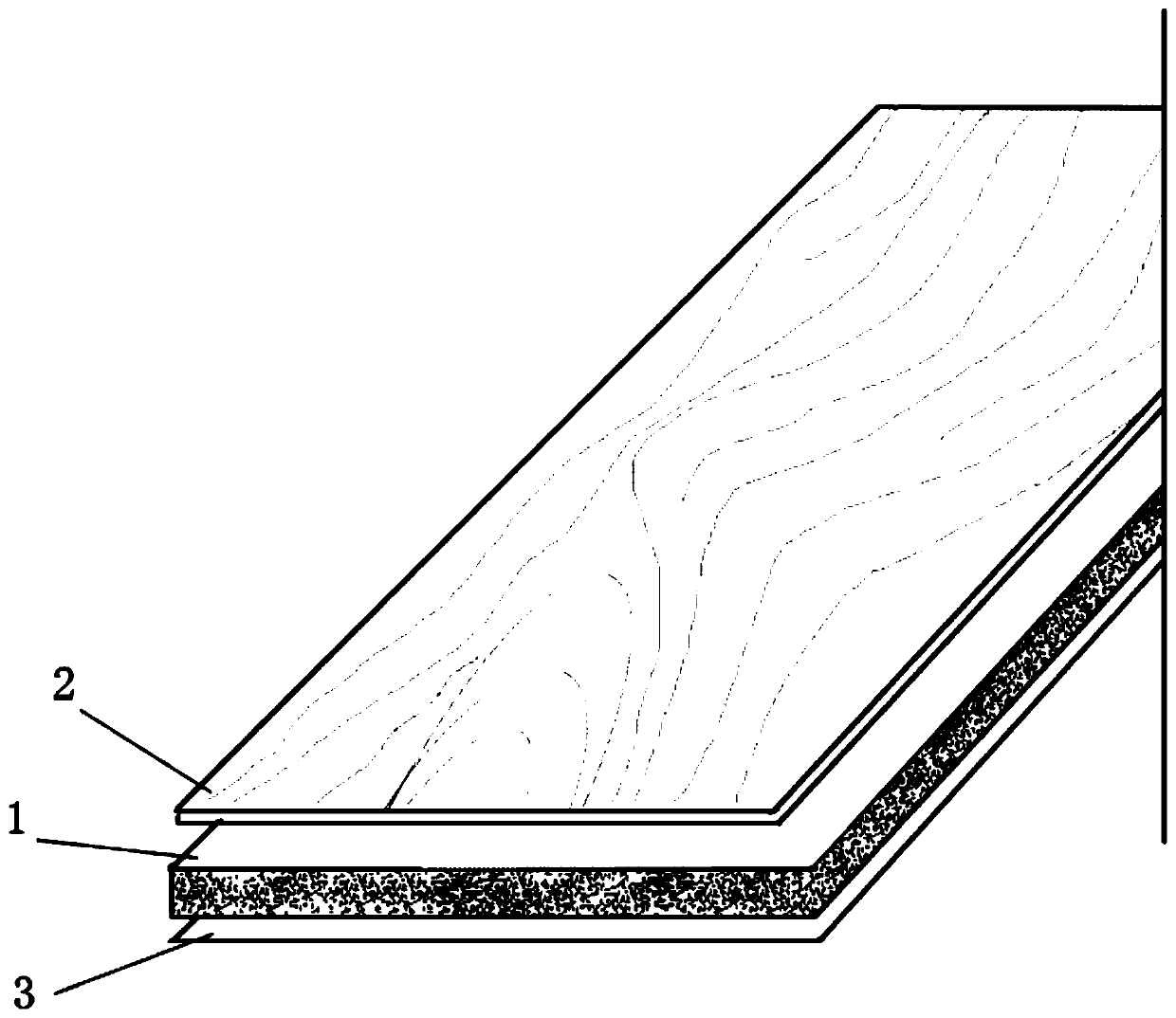 Fireproof and waterproof composite floor and fireproof and waterproof composite decoration board