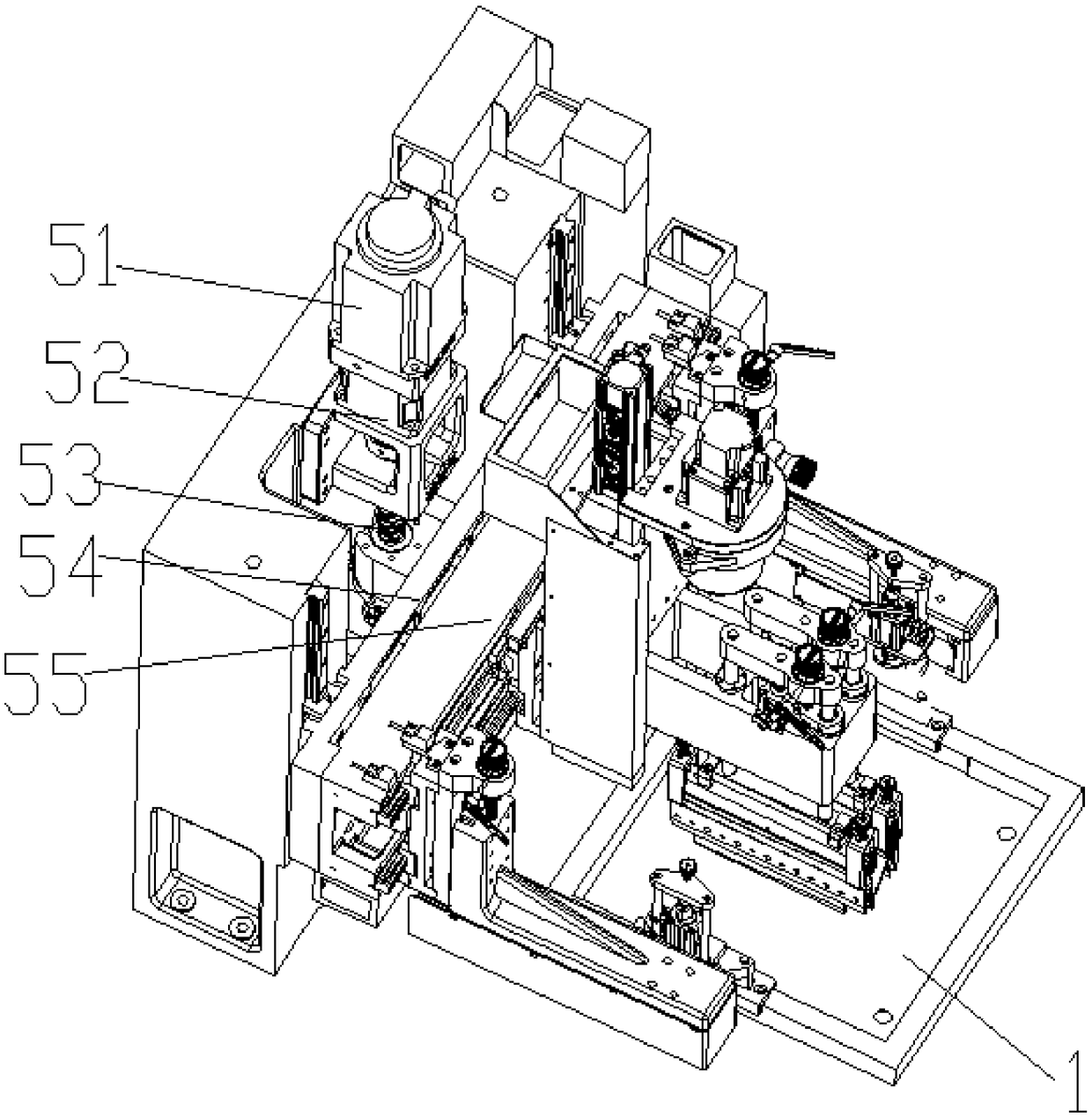 Screen printing machine for printing mobile phone touch screen