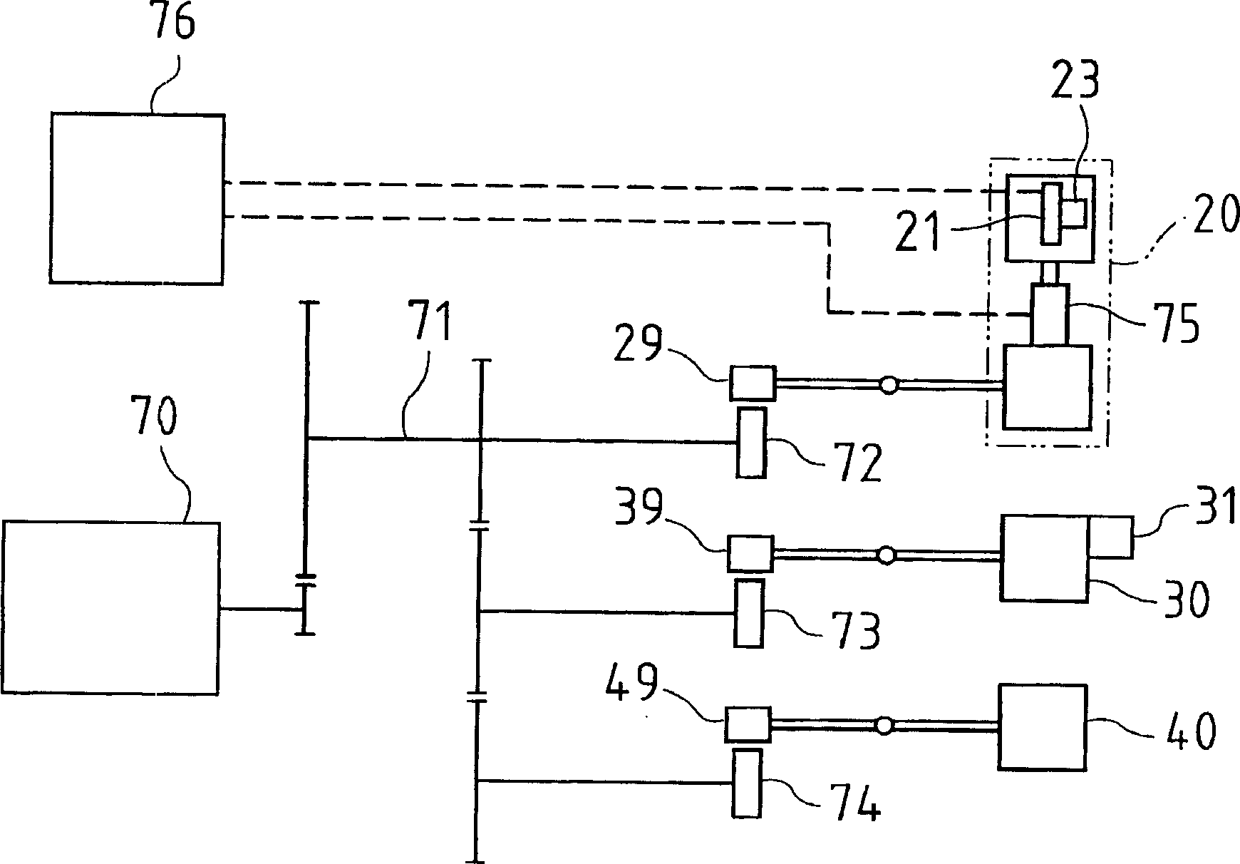 Method for automatic doffing operation and doffing apparatus