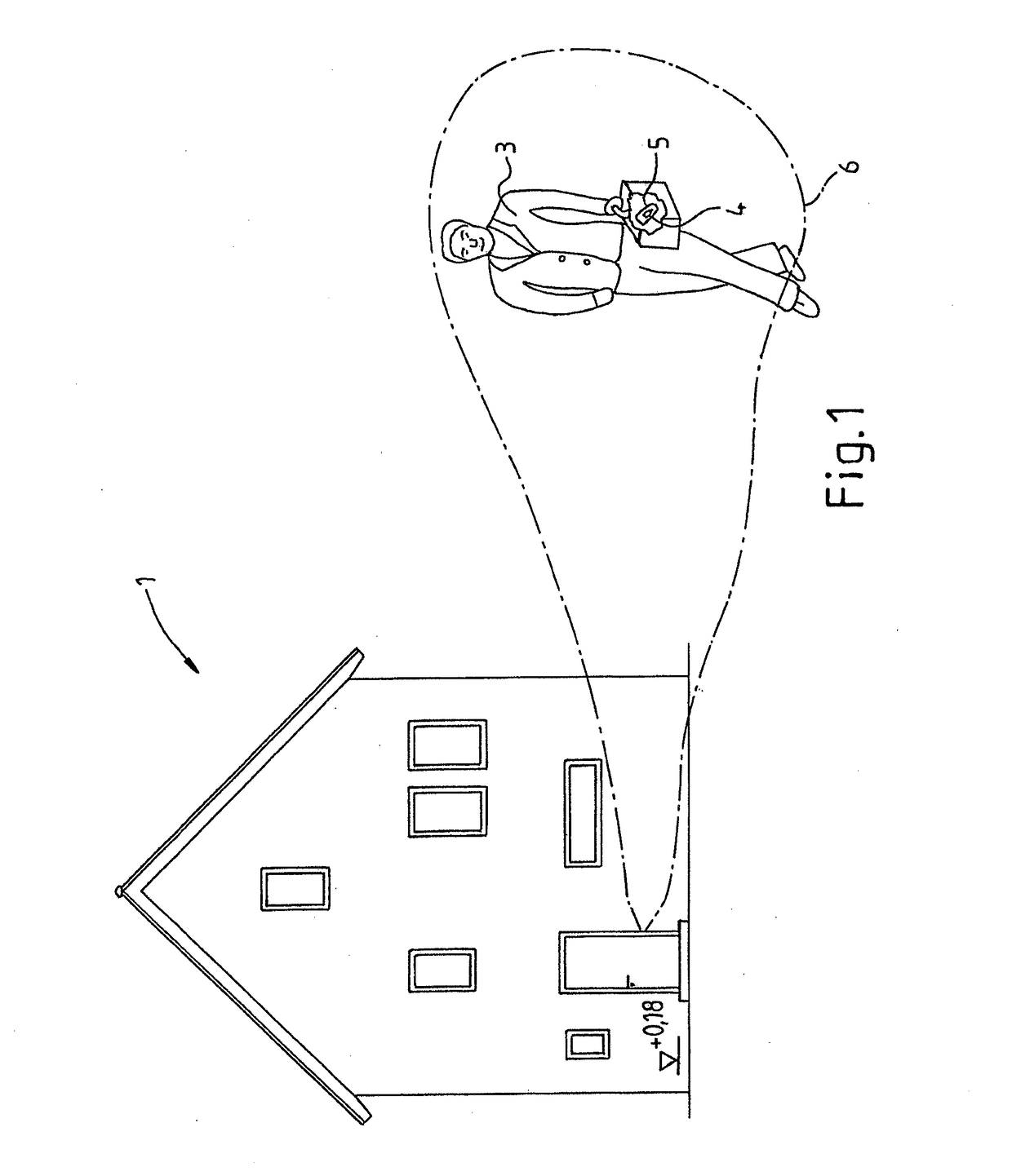 Apparatus for activating an electrically or electronically controlled appliance from an energy-saving passive state