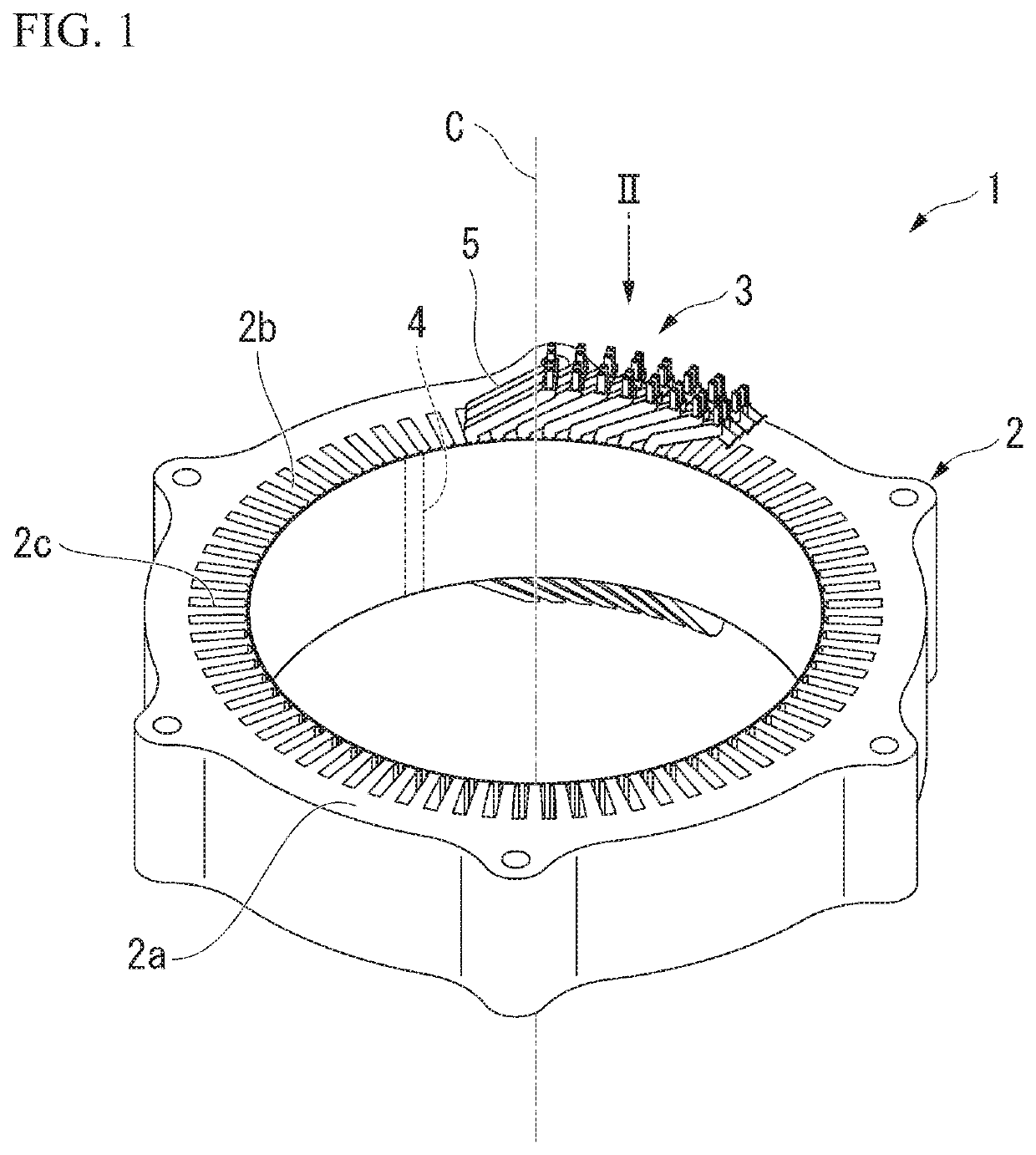 Electric wire segment and stator