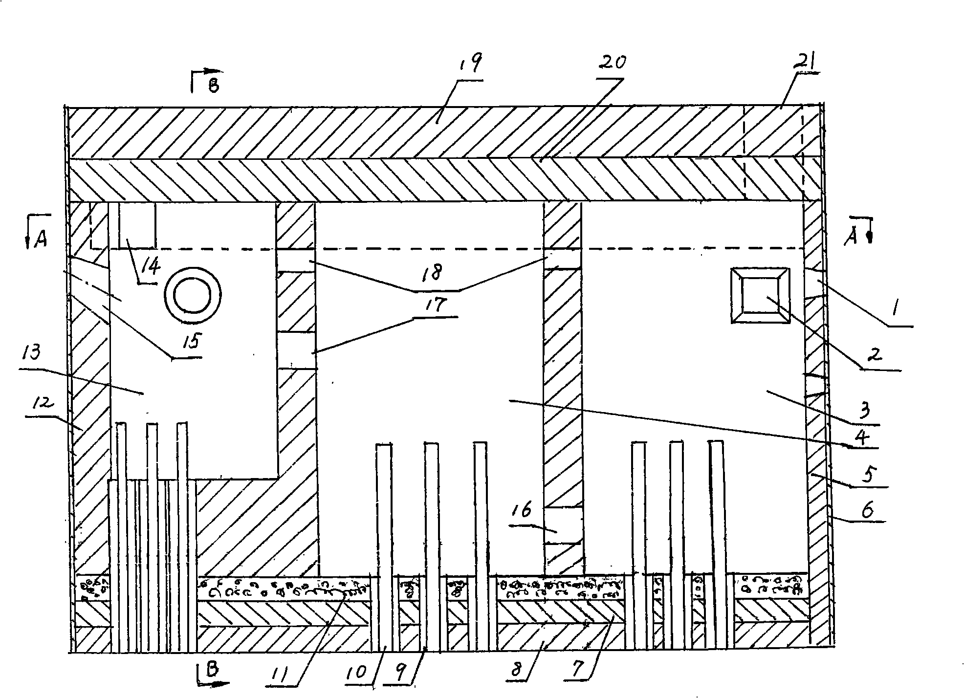 Process and apparatus for processing municipal sewage sludge by using nepheline nucleated glass