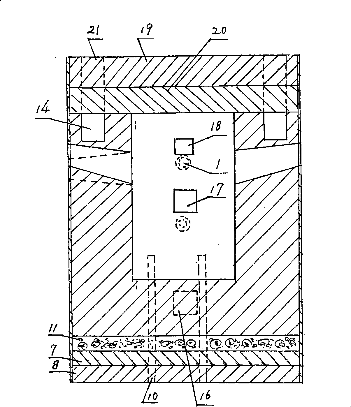 Process and apparatus for processing municipal sewage sludge by using nepheline nucleated glass