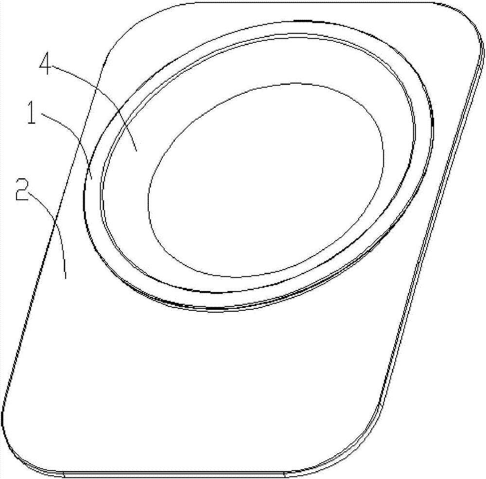 Fixing structure of induction cooker disc plate, fixing technology of metal connecting piece, fixing technology of induction cooker disc plate, and induction cooker