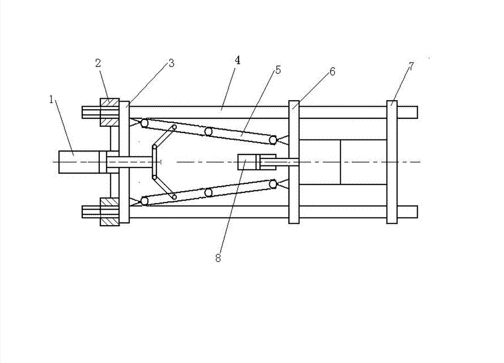 Connection rod mechanism of mold clamping apparatus