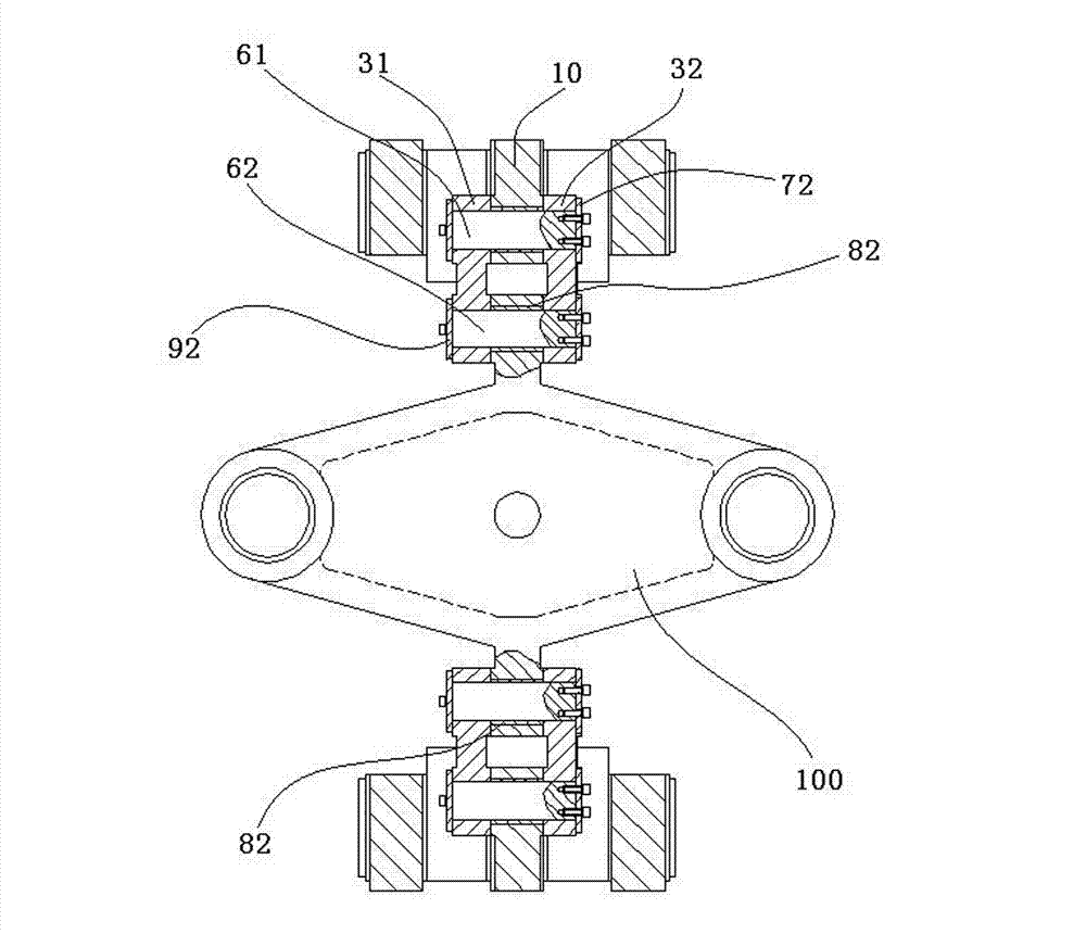 Connection rod mechanism of mold clamping apparatus