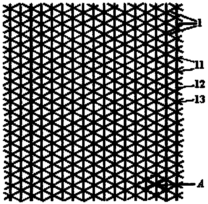 Friction unlocking self-rotating radial shrinkable tube fabric and its preparation method and application