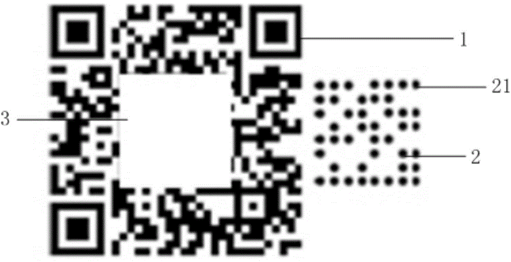 Combined anti-counterfeiting mark, and generation method and generation device of combined anti-counterfeiting mark