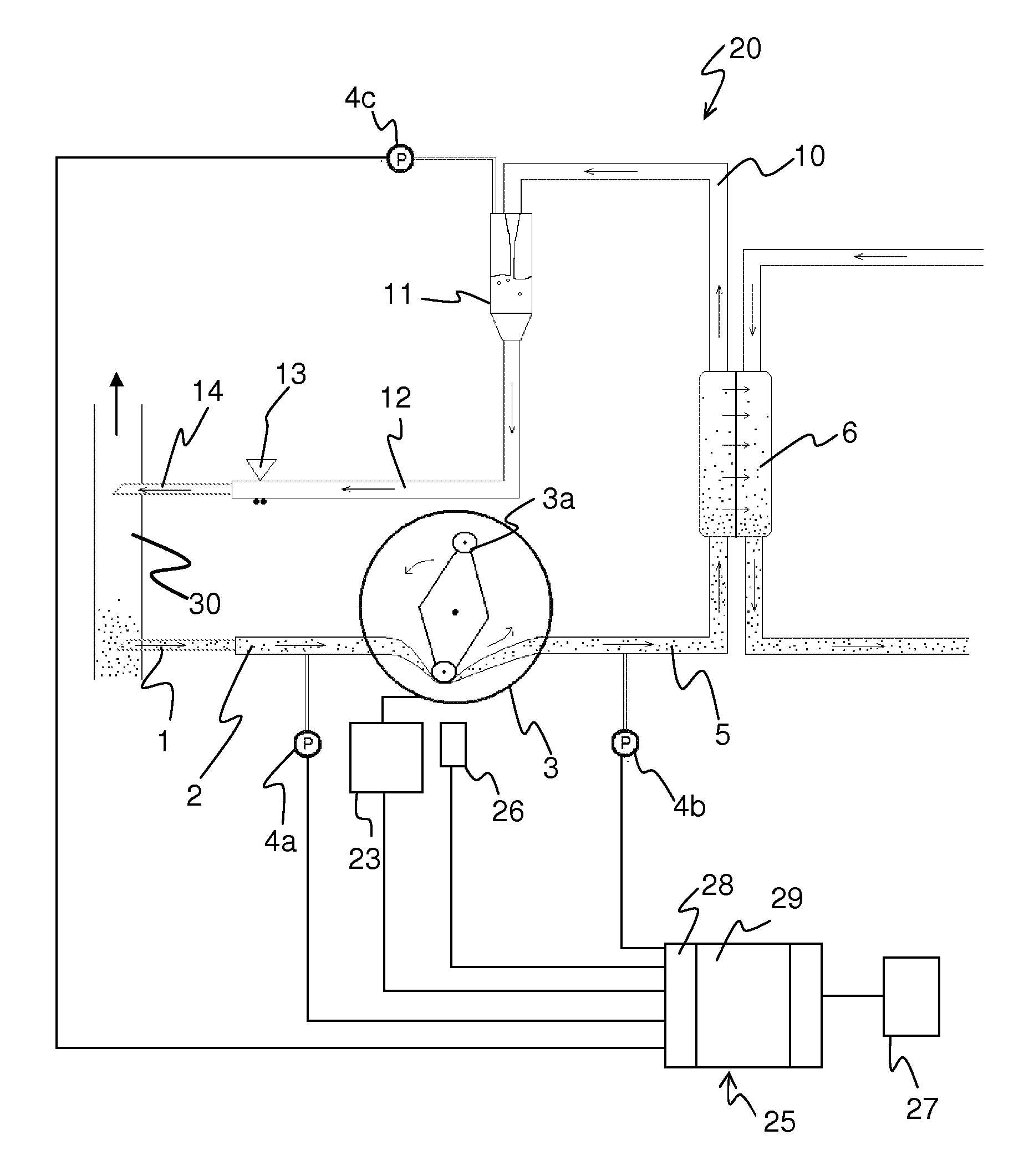 Method and device for detecting a configuration of withdrawal and return devices