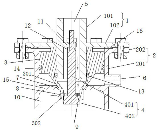 Needle valve injector for variable thrust rocket engine