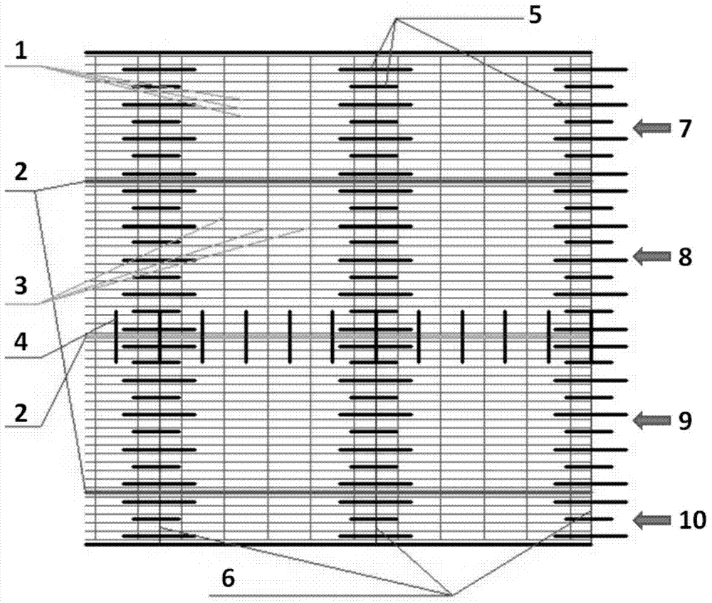 Construction method for enhancing structural strength of joint cement concrete pavement