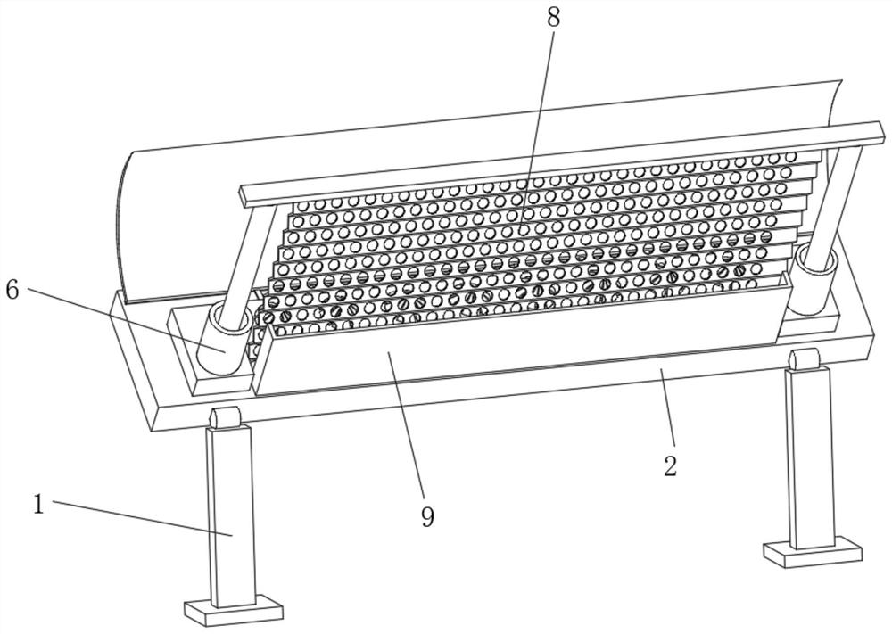 Environment-friendly dust falling device for constructional engineering