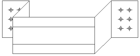 Concrete-filled square steel tube and steel beam semi-rigid reinforcing joint for preventing progressive collapse