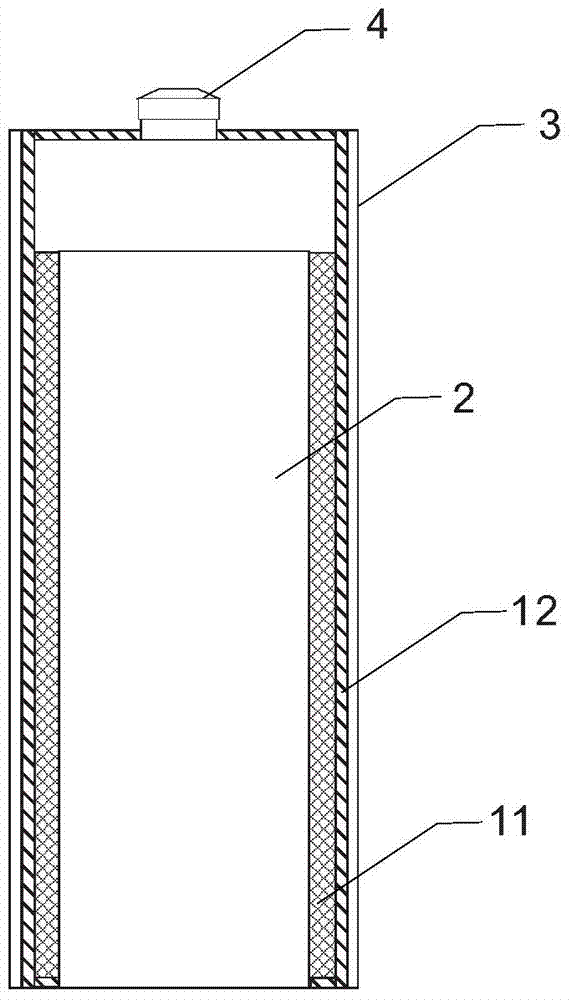 Lithium battery with fire-proof and explosion-proof device and electric vehicle using the battery