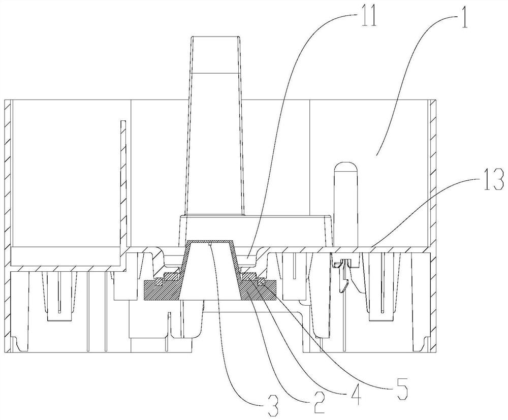 Heating structure and device with heating structure