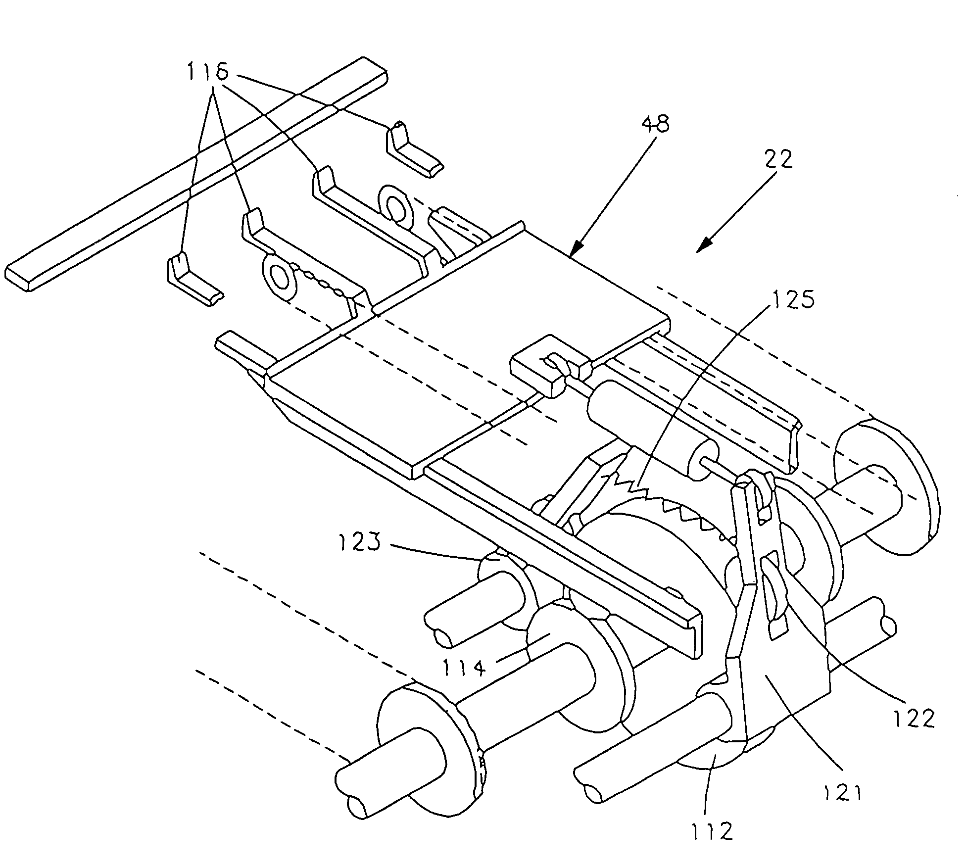 Infeed apparatus for a sheet material article trimmer