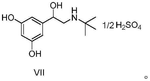 Synthesis method of terbutaline and application of terbutaline in preparation of terbutaline sulfate