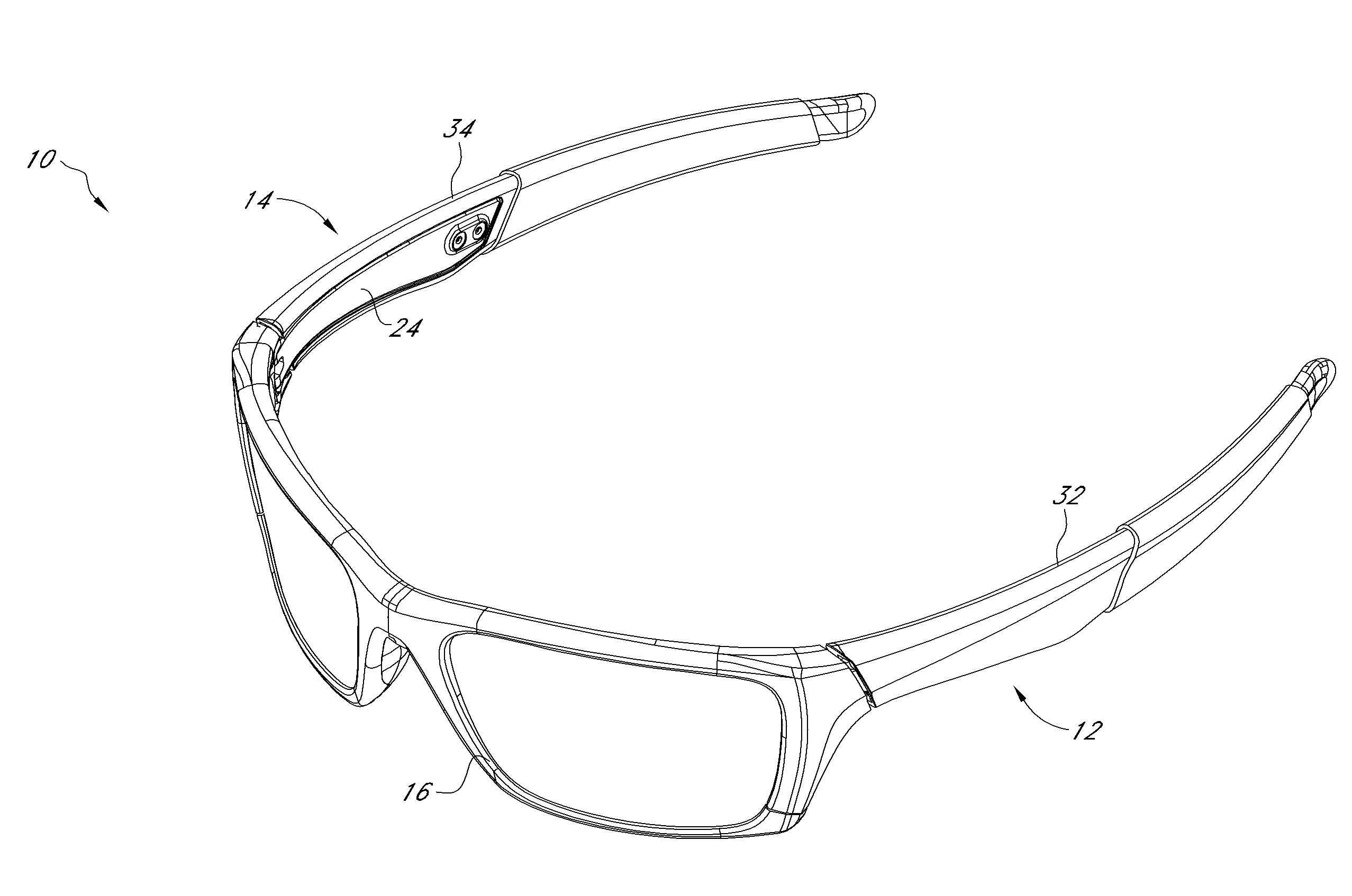 Eyeglass earstem with enhanced performance