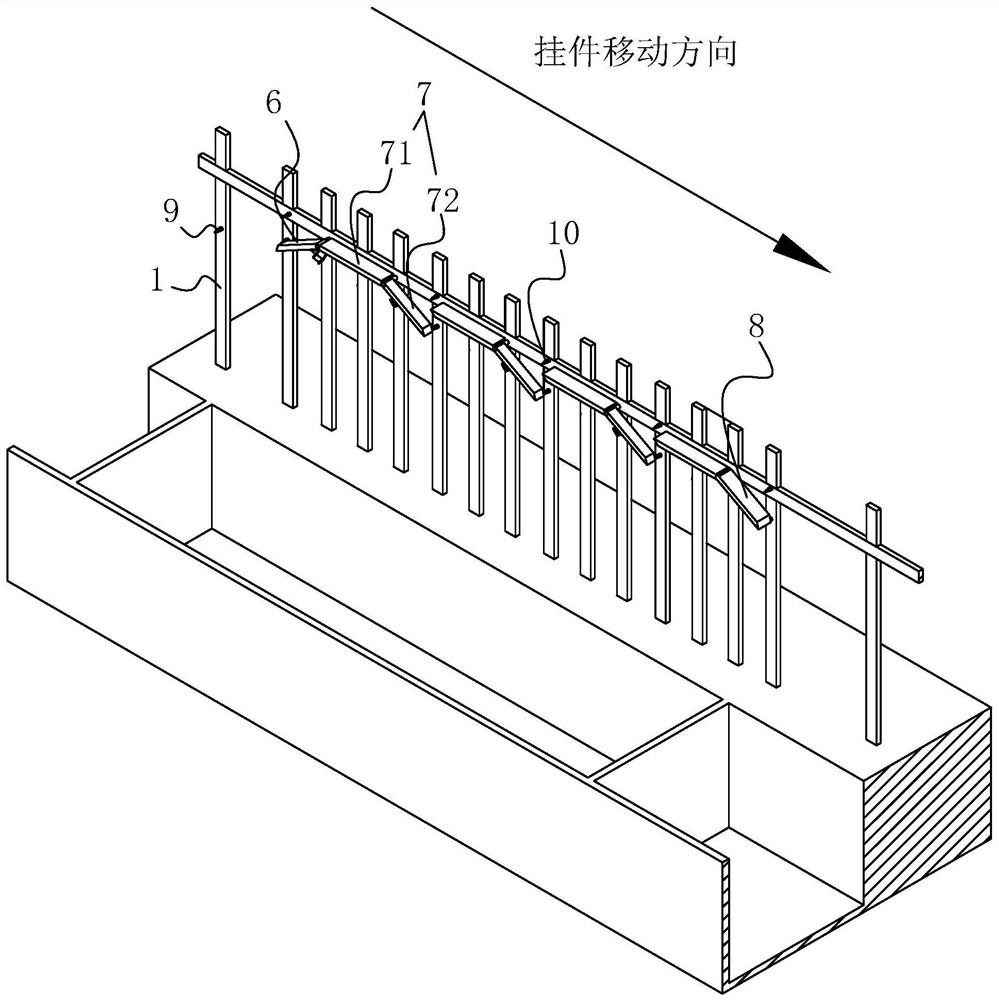 An electroplating time adjustment device for automatic electroplating equipment