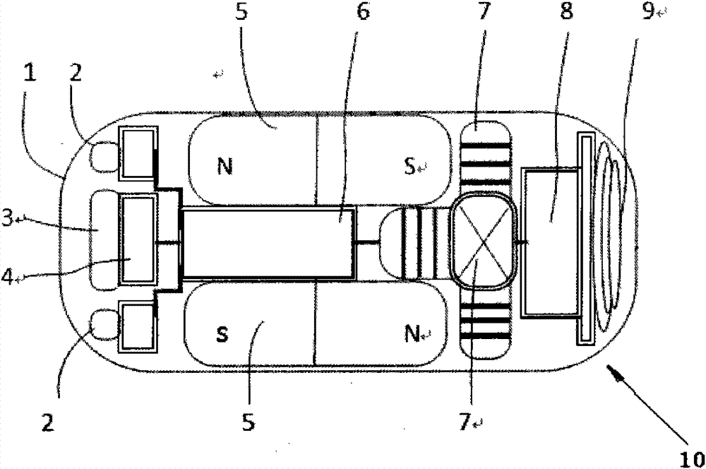 Active infrared wireless capsule endoscopy system