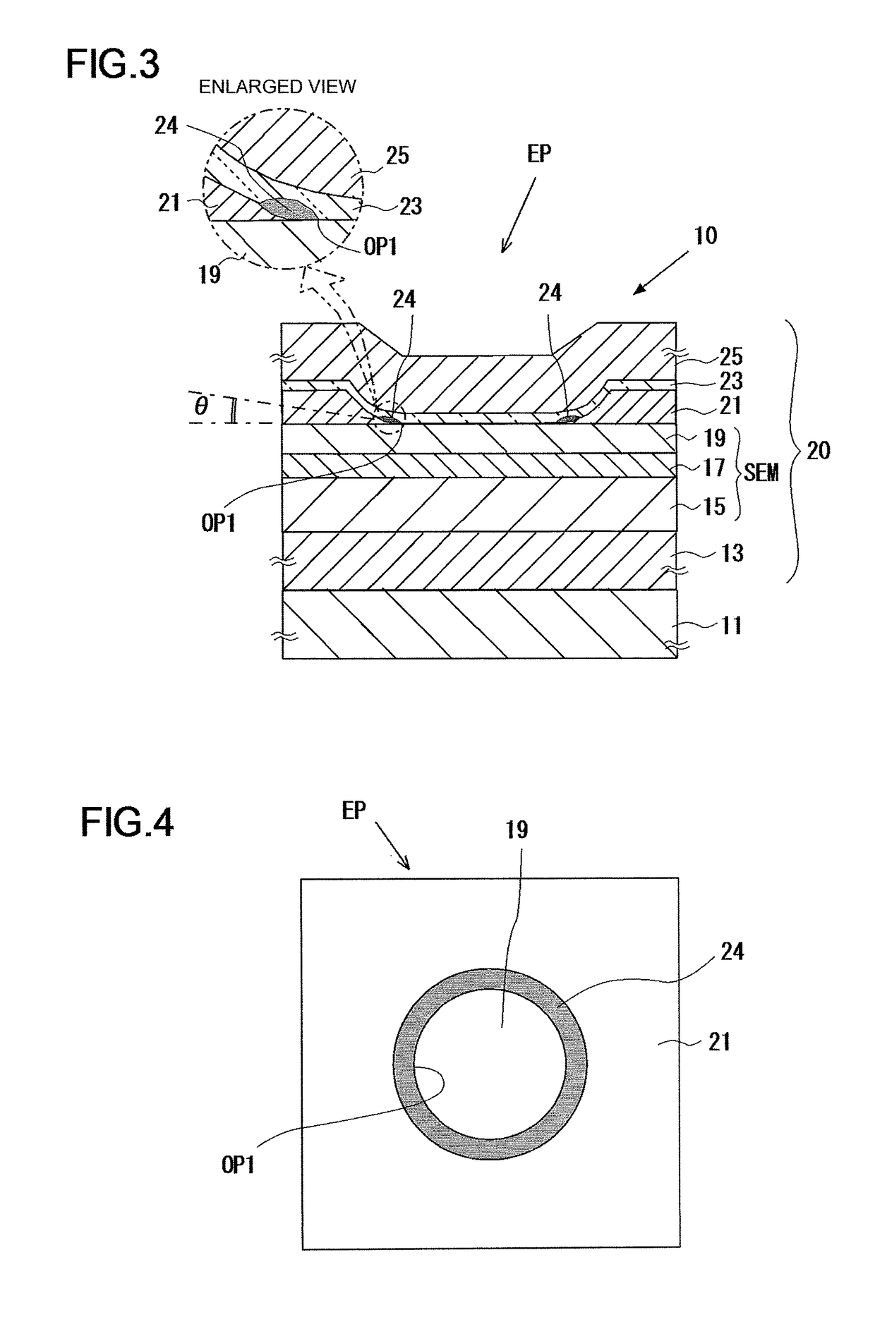 Vertical cavity light emitting device