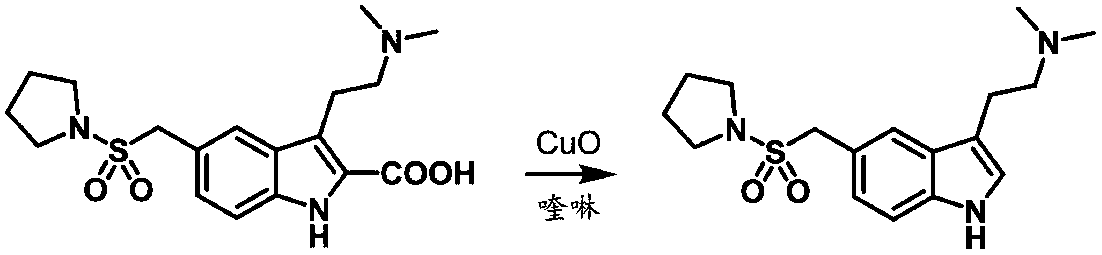 Preparation method of anti-migraine drug almotriptan