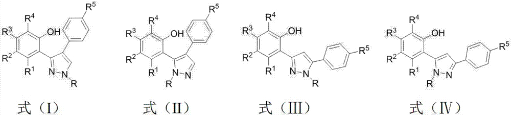 3,5-diaryl pyrazole or 3,4-diaryl pyrazole derivative and application thereof