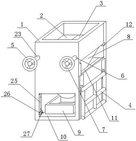 Stable and reliable environment-friendly dustbin