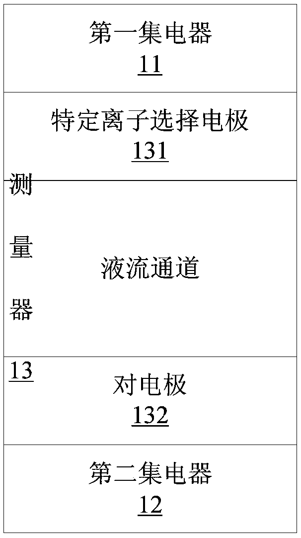 Specific ion detection method and system, computer readable storage medium and equipment