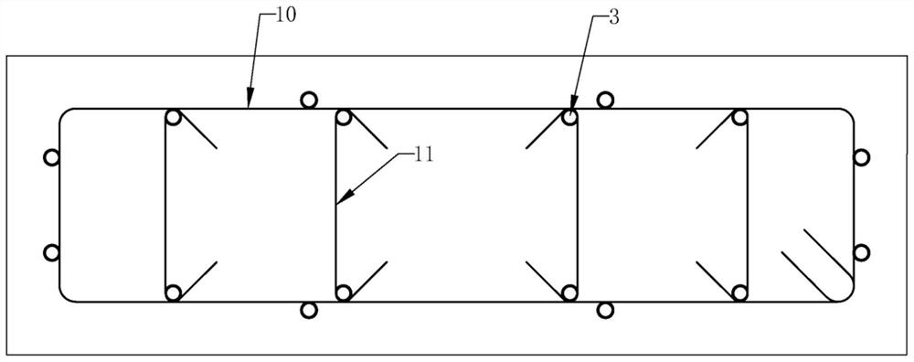 Shield segment reinforcing mesh manufacturing tool