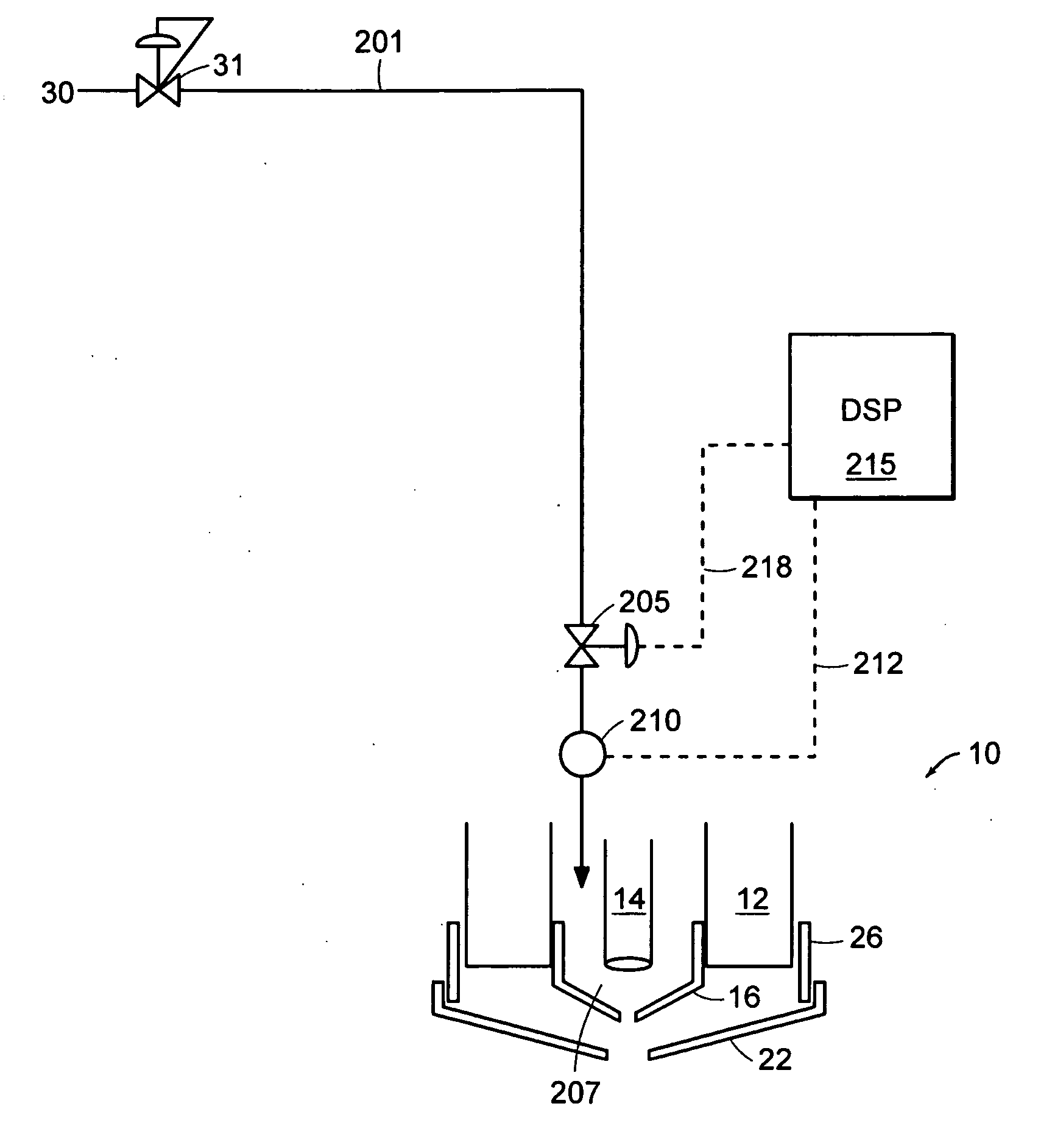 Automatic gas control for a plasma arc torch