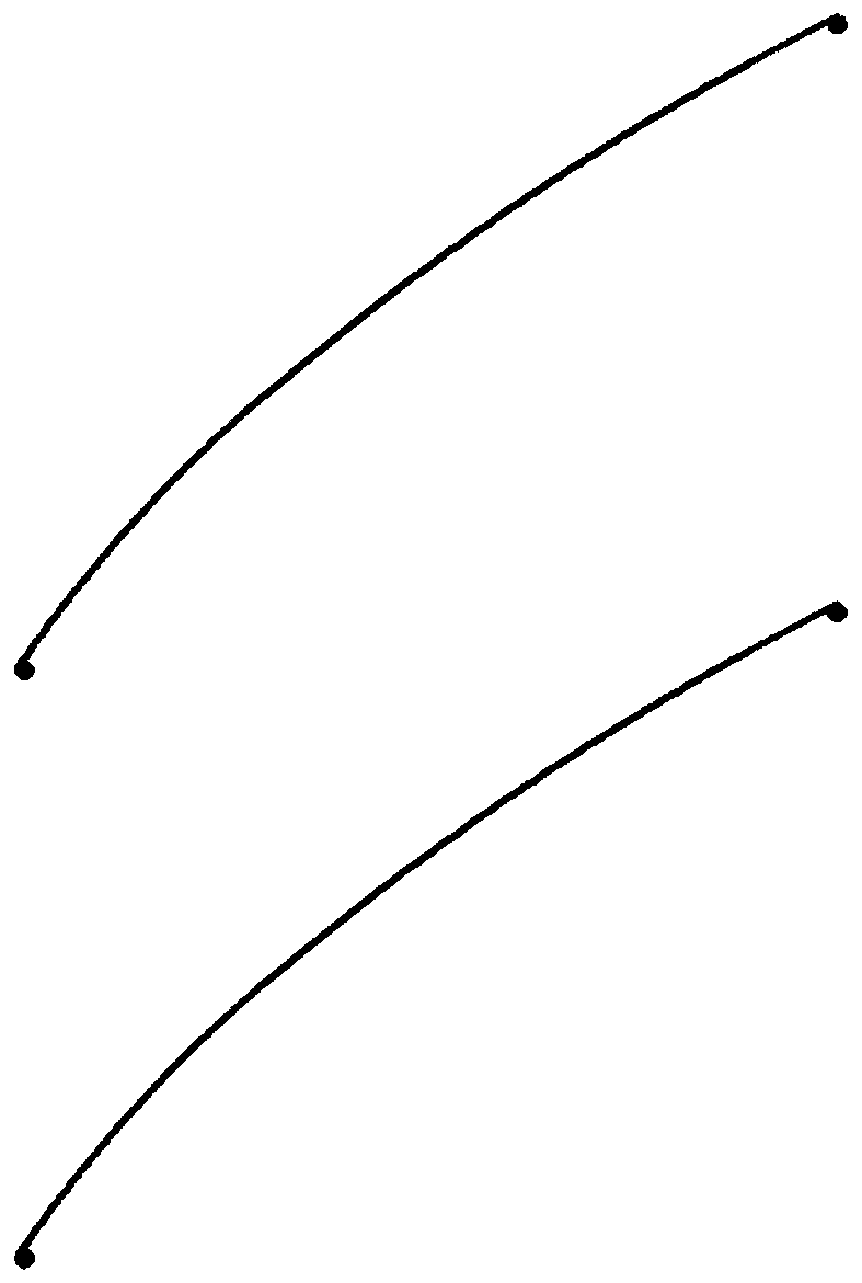 Two-dimensional blade modeling method for directly controlling channel