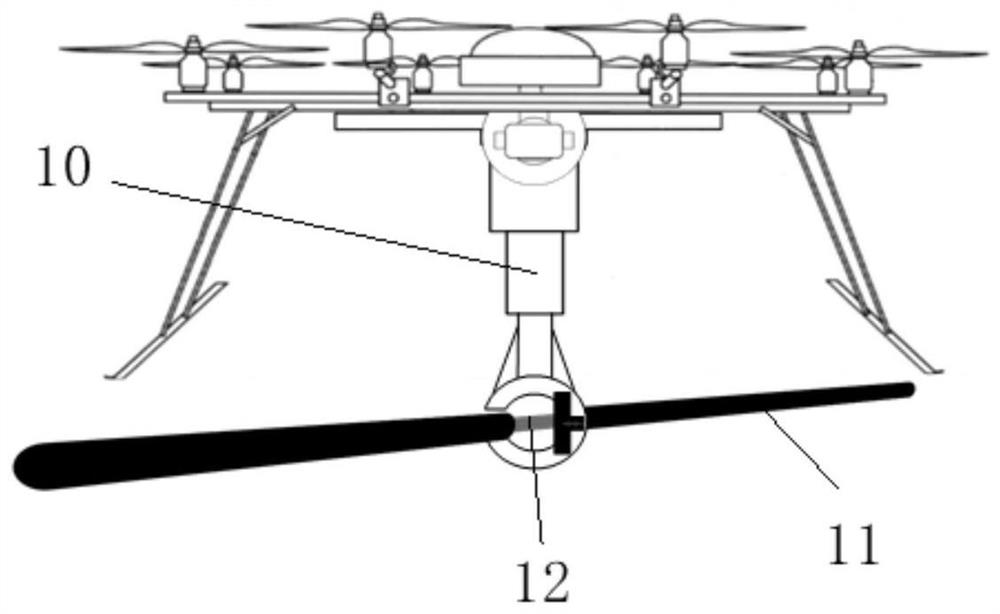 High-altitude power distribution overhead line hot-line work method and platform based on unmanned aerial vehicle technology