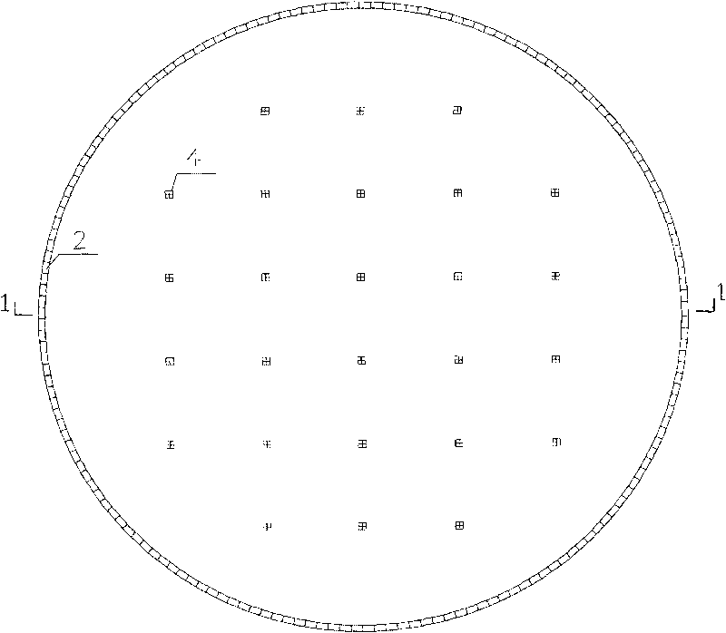 Cylindrical underground granary