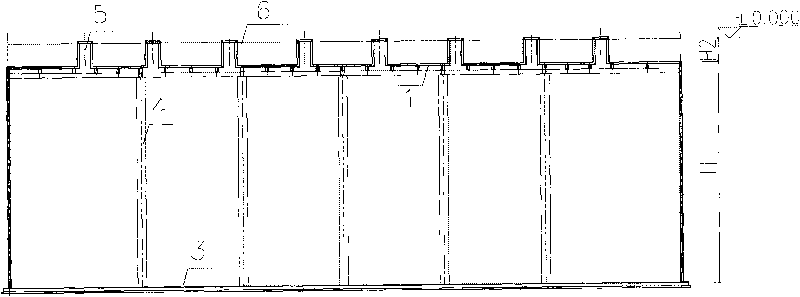 Cylindrical underground granary